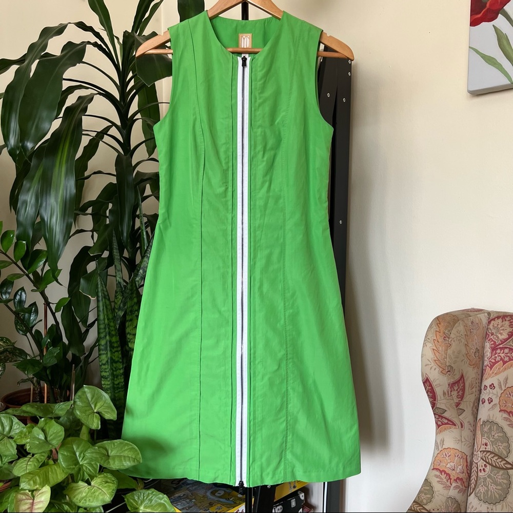 Lyn Devon Zip Up Sleeveless Dress